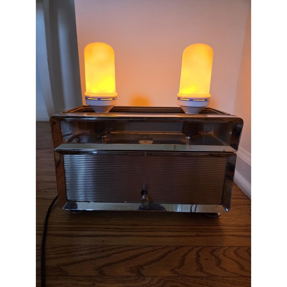 Repurposed Atompunk Troemer Scale Lamp Fallout Style Nuclear Warning Light LED - Picture 13 of 17
